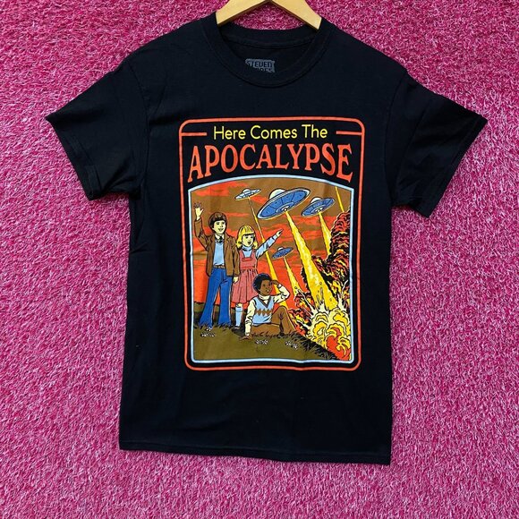 Steven Rhodes Here Comes The Apocalypse T-Shirt Small - Picture 1 of 4